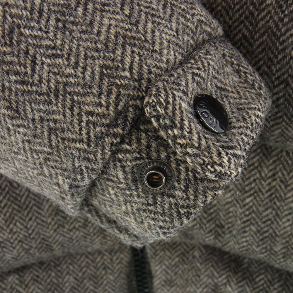 MONCLER モンクレール 320914197205 国内正規品 CHIMAY ヘリンボーン ツイード ウール ダウンジャケット グレー系【中古】