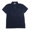 MONCLER モンクレール 国内正規品 MAGLIA POLO MANICA CORTA マグリア ロゴワッペン 半袖 ポロシャツ ネイビー×ネイビー ダークネイビー系 S【中古】