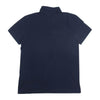 MONCLER モンクレール 国内正規品 MAGLIA POLO MANICA CORTA マグリア ロゴワッペン 半袖 ポロシャツ ネイビー×ネイビー ダークネイビー系 S【中古】