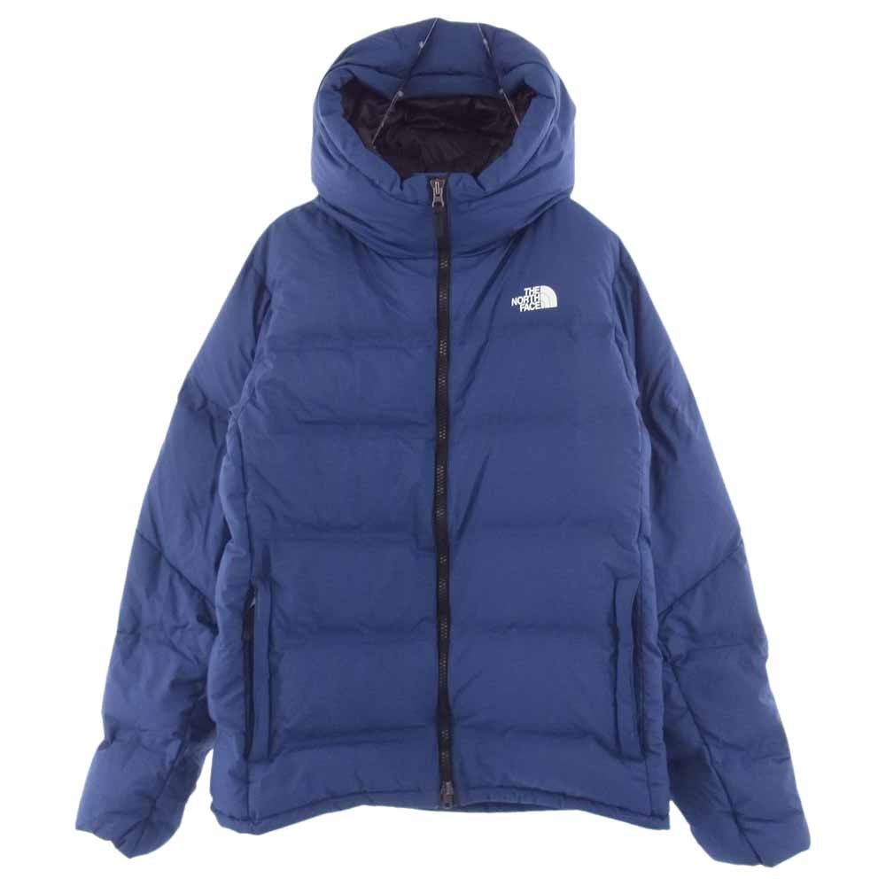 THE NORTH FACE ノースフェイス ND91915 BELAYER PARKA GORE-TEX ビレイヤーパーカ ダウンジャケット ゴアテックス ネイビー系 L【中古】