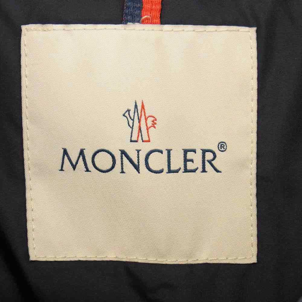 MONCLER モンクレール CLUNY クルーニー ファーフード付き ダウンジャケット ネイビー系 3【中古】