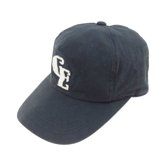 GOODENOUGH グッドイナフ GEロゴ フェルト 6パネル キャップ ブラック系【中古】
