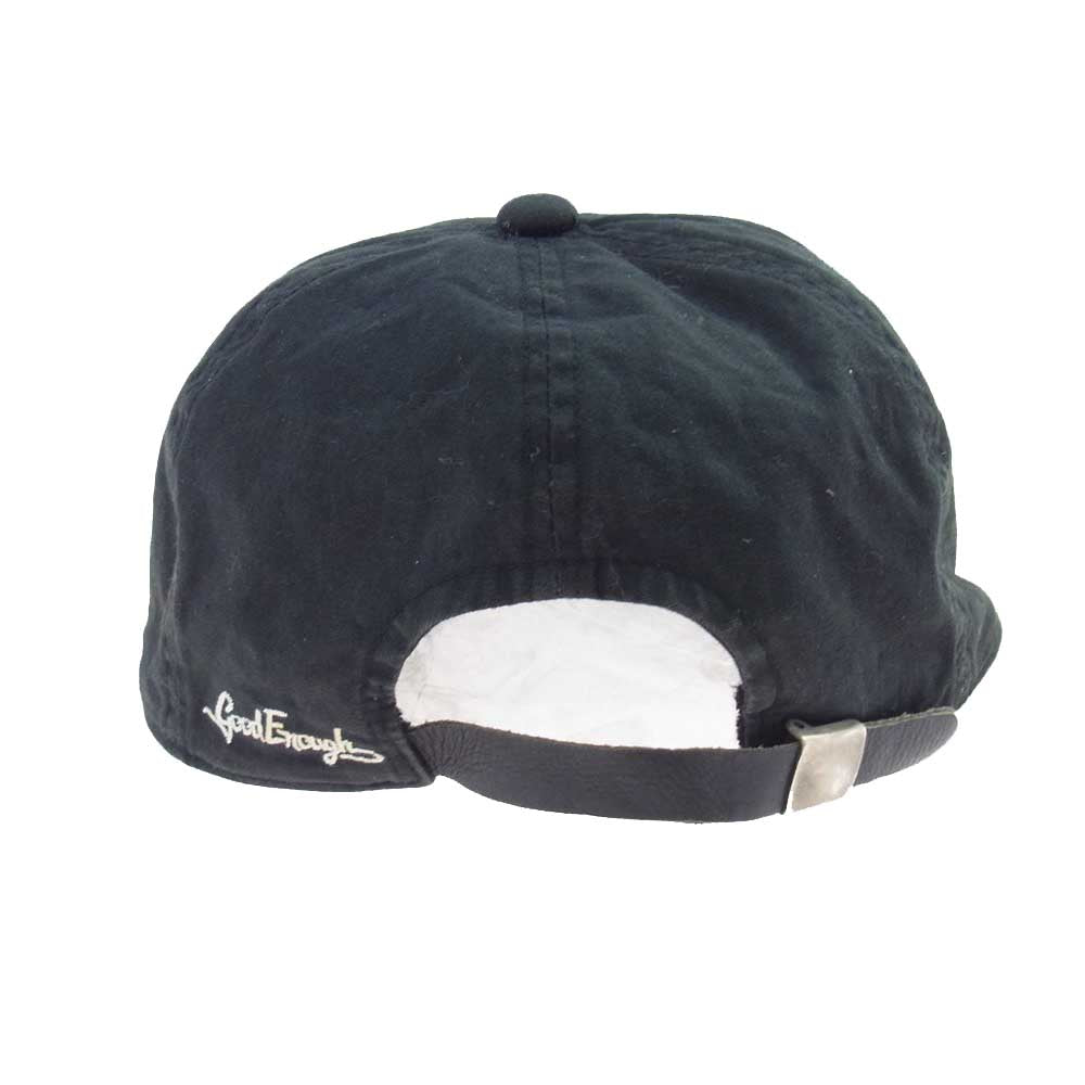 GOODENOUGH グッドイナフ GEロゴ フェルト 6パネル キャップ ブラック系【中古】