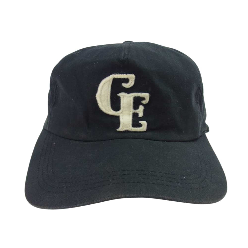 GOODENOUGH グッドイナフ GEロゴ フェルト 6パネル キャップ ブラック系【中古】