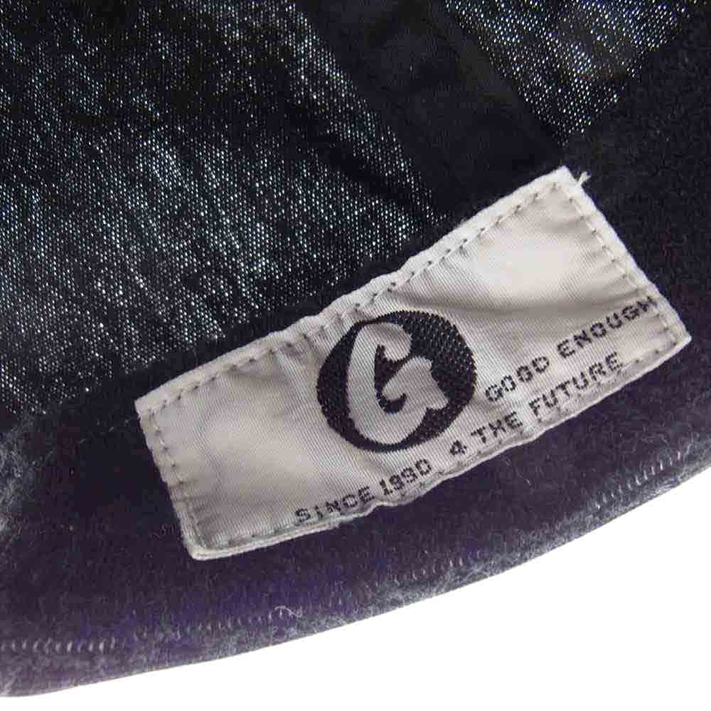 GOODENOUGH グッドイナフ GEロゴ フェルト 6パネル キャップ ブラック系【中古】