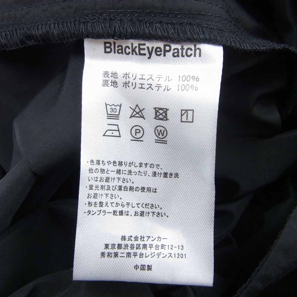 WACKO MARIA ワコマリア BEP-WM-TP01 BLACK EYE PATCH ブラックアイパッチ トラック パンツ  ブラック系 M【新古品】【未使用】【中古】