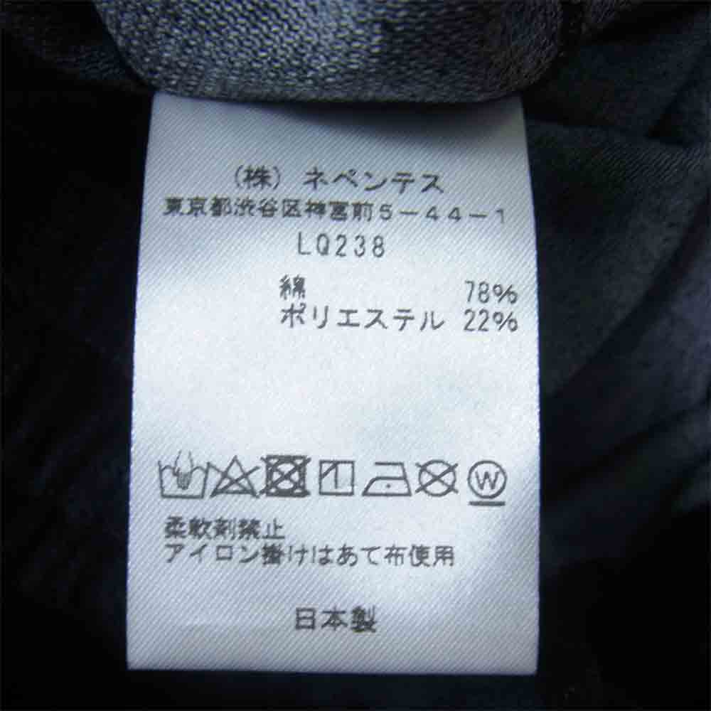 Needles ニードルス 22AW  LQ238 Papillon Velour パピヨン ベロア zipped Track Pant ジップ トラック パンツ ブラック×パープル S【新古品】【未使用】【中古】