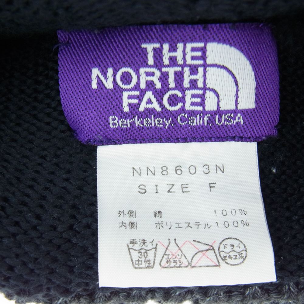 THE NORTH FACE ノースフェイス PURPLE LABEL パープルレーベル COOLMAX KNIT CAP クールマックス ニットキャップ グレー系【中古】
