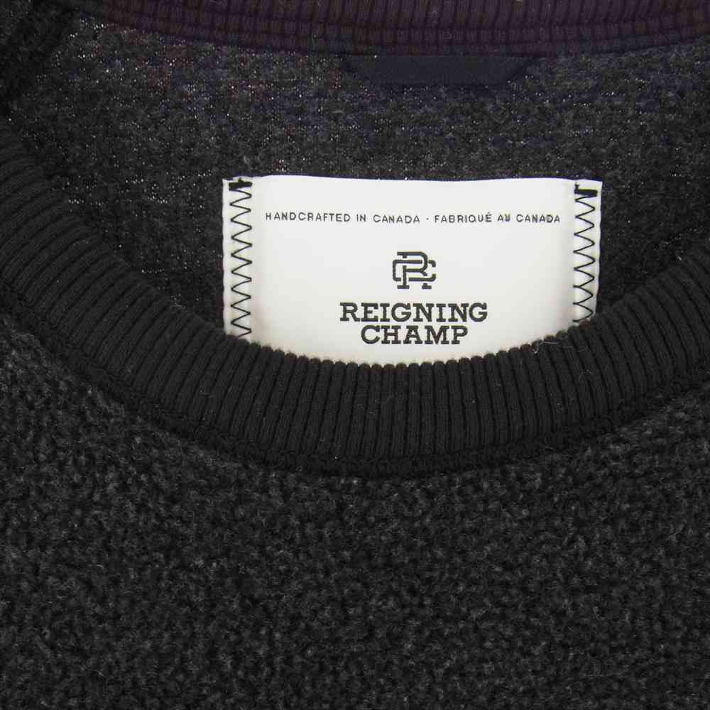 REIGNING CHAMP レイニングチャンプ フリース プルオーバー トレーナー ダークネイビー系【中古】