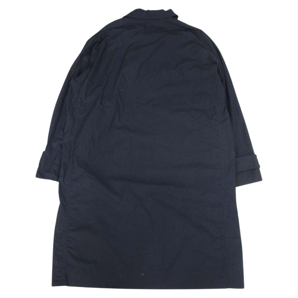 ディガウェル 日本製 コットン ステンカラー コート ネイビー系 1【中古】