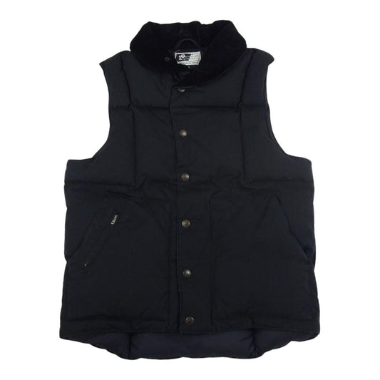 Engineered Garments エンジニアードガーメンツ カナダ製 ショールカラー コーデュロイカラー ダウン ベスト ブラック系 S【中古】