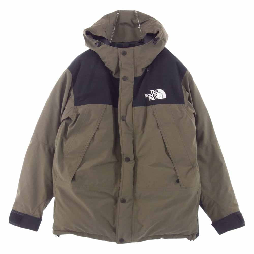 THE NORTH FACE ノースフェイス ND91930  MOUNTAIN DOWN JACKET GORE-TEX マウンテン ダウン ジャケット ゴアテックス モスグリーン系 M【中古】