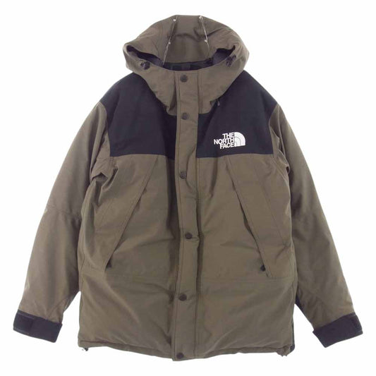 THE NORTH FACE ノースフェイス ND91930  MOUNTAIN DOWN JACKET GORE-TEX マウンテン ダウン ジャケット ゴアテックス モスグリーン系 M【中古】