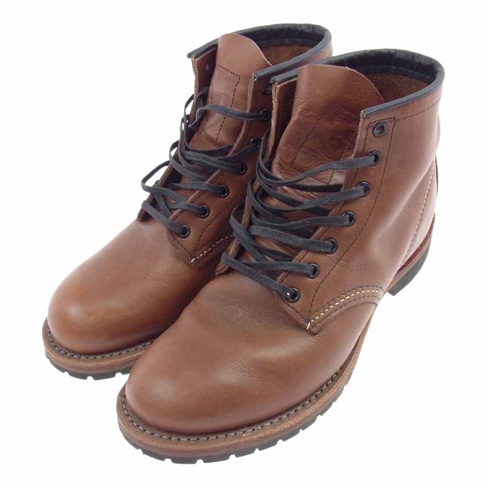 RED WING レッドウィング 9016 BECKMAN ROUND BOOTS ベックマン ラウンド ブーツ ワークブーツ ブラウン系 24.0cm【中古】