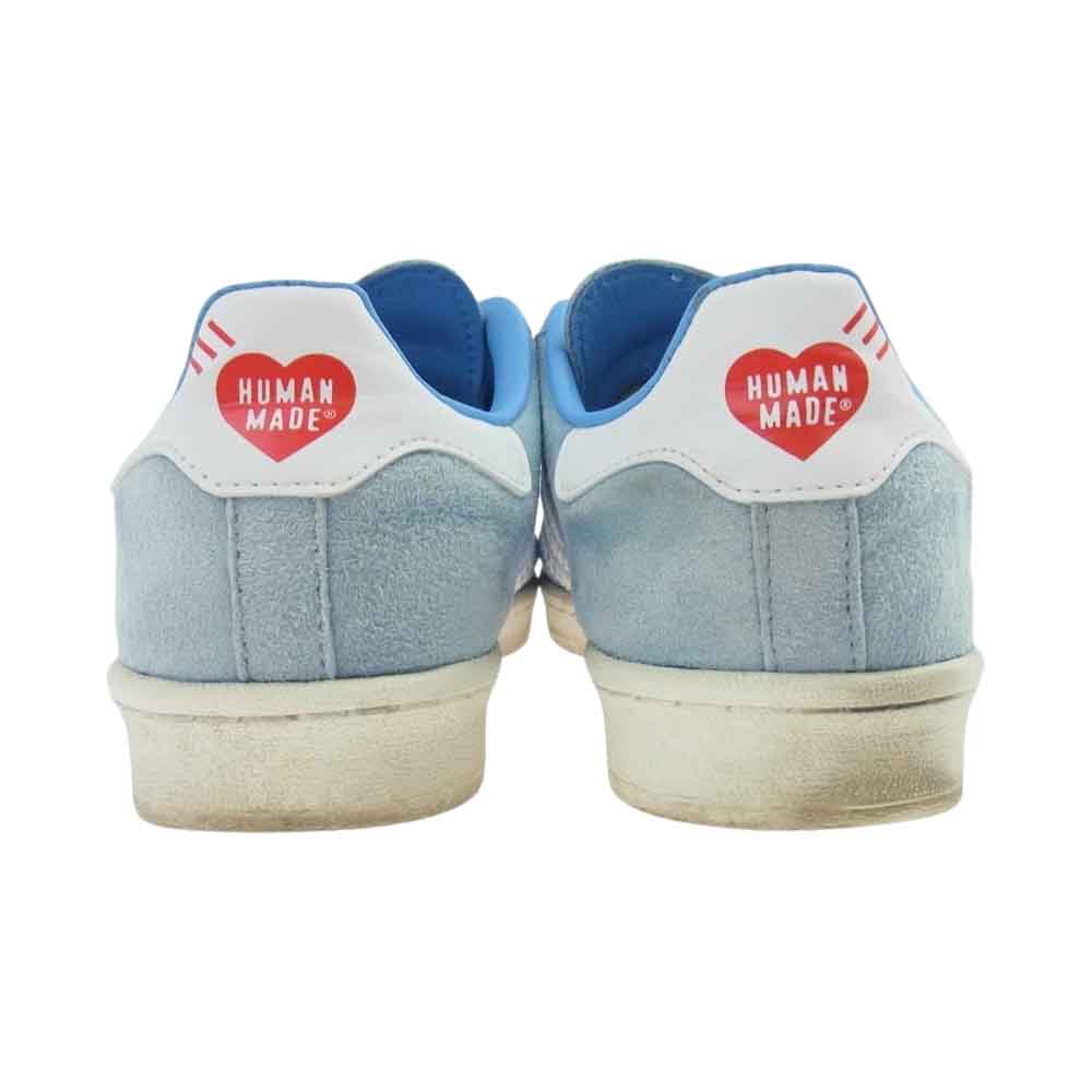 adidas アディダス FY0731 HUMAN MADE ヒューマンメイド CAMPUS HUMAN MADE キャンパス ヒューマンメイド スニーカー ライトブルー系 US7(25.0cm)【中古】