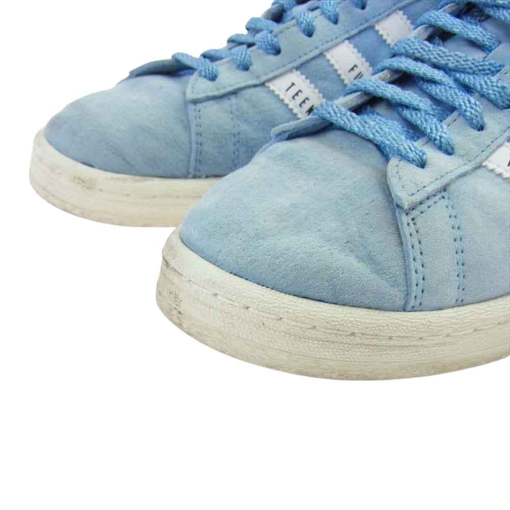 adidas アディダス FY0731 HUMAN MADE ヒューマンメイド CAMPUS HUMAN MADE キャンパス ヒューマンメイド スニーカー ライトブルー系 US7(25.0cm)【中古】