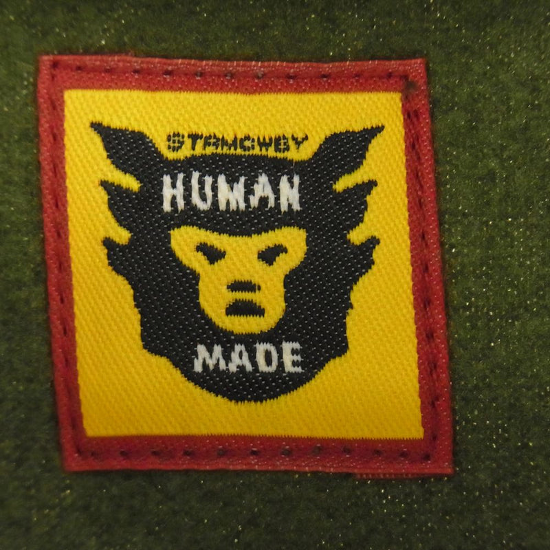 HUMAN MADE ヒューマンメイド HM22JK016 fleece jacket フリース ジャケット グリーン系 S【中古】