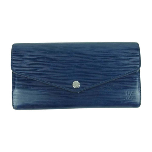 LOUIS VUITTON ルイ・ヴィトン M60585 エピ ポルトフォイユ サラ 長財布 ウォレット ダークネイビー系【中古】