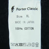 PORTER CLASSIC ポータークラシック ARTIST BORDER ZIP UP TURTLENECK アーティスト ボーダー ジップアップ タートルネック ジャケット ブラック系 ホワイト系 XL【中古】