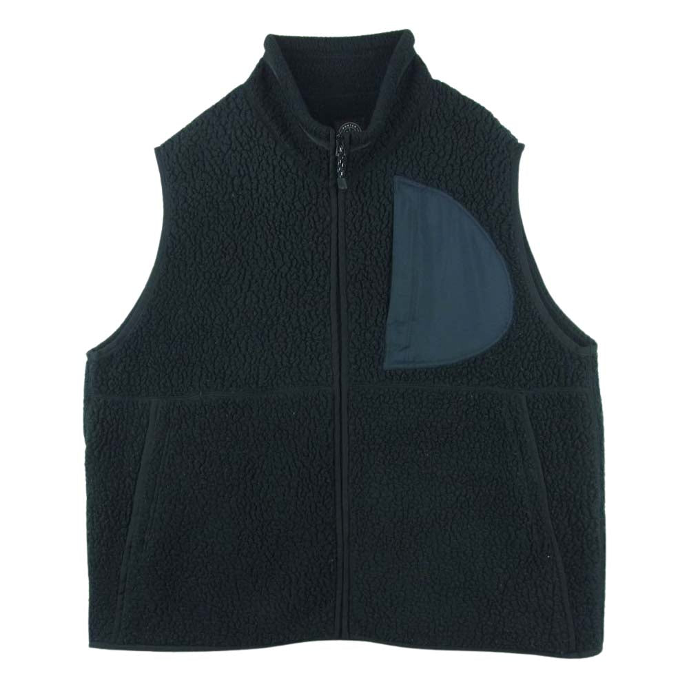 PORTER CLASSIC ポータークラシック FLEECE VEST フリース ベスト ポリエステル ブラック系 4【中古】