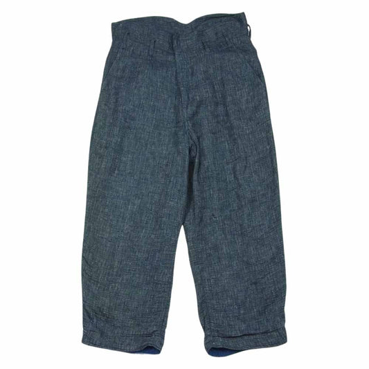 PORTER CLASSIC ポータークラシック PC SASHIKO LINEN PREMIUM CLASSIC PANTS ピーシー サシコ リネン プレミアム クラシック パンツ グレー系 M【中古】