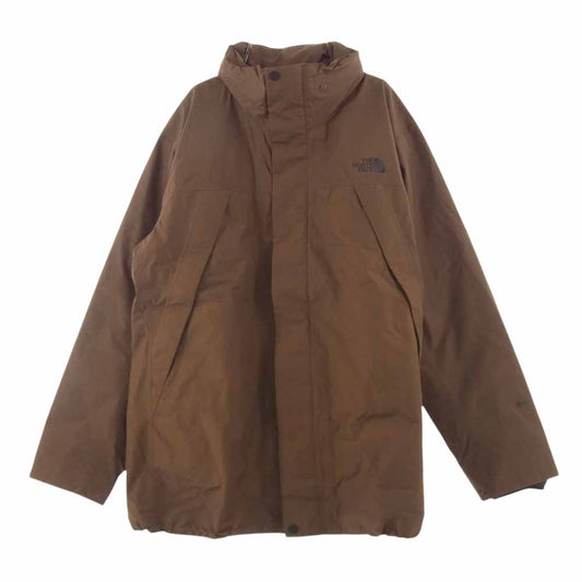 THE NORTH FACE ノースフェイス NP62162  GTX Puff Magne Triclimate Jacket パフ マグネトリ クライメイト ジャケット アースブラウン  L【美品】【中古】