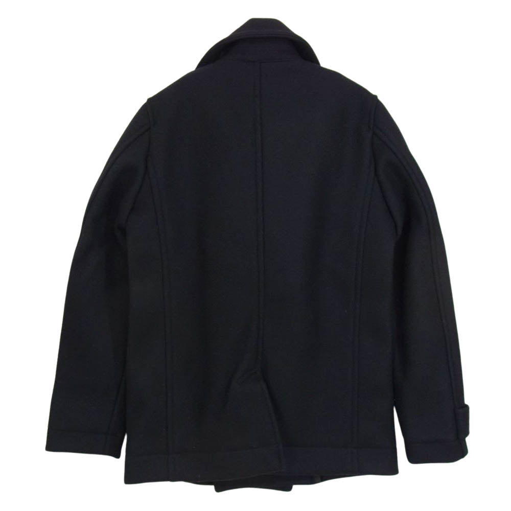 HYSTERIC GLAMOUR ヒステリックグラマー 0234AC09275 ウール メルトン ピーコート ネイビー系 S【新古品】【未使用】【中古】