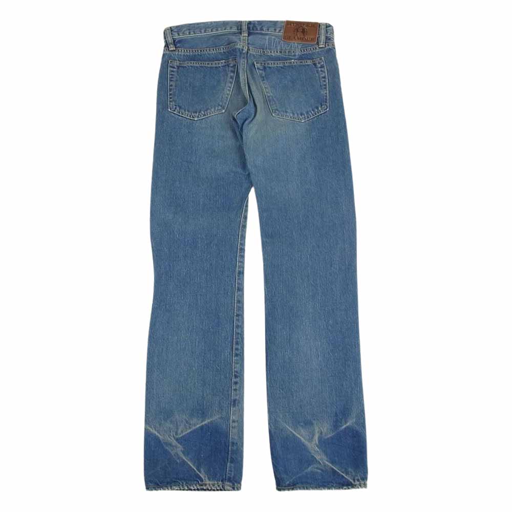 HYSTERIC GLAMOUR ヒステリックグラマー 0213AP09 UPR加工 ストレート デニムパンツ インディゴブルー系 28【中古】