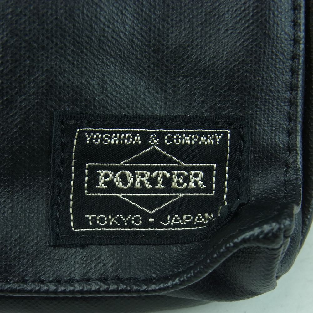 PORTER ポーター 707-07146 FREE STYLE フリースタイル ショルダー バッグ S 日本製 ブラック系【中古】