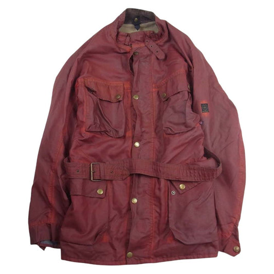 BELSTAFF ベルスタッフ BLACK PRINCE ブラック プリンス XT 500 REPLICA トライアルマスター オイルド ジャケット ブラウン系 L【中古】