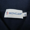 MONCLER モンクレール 国内正規品 MAGLIA POLO MANICA CORTA マグリア ロゴワッペン 半袖 ポロシャツ ネイビー×ネイビー ダークネイビー系 S【中古】