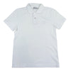MONCLER モンクレール 国内正規品 MAGLIA POLO MANICA CORTA マグリア ロゴワッペン 半袖 ポロシャツ ホワイト ホワイト系 S【中古】