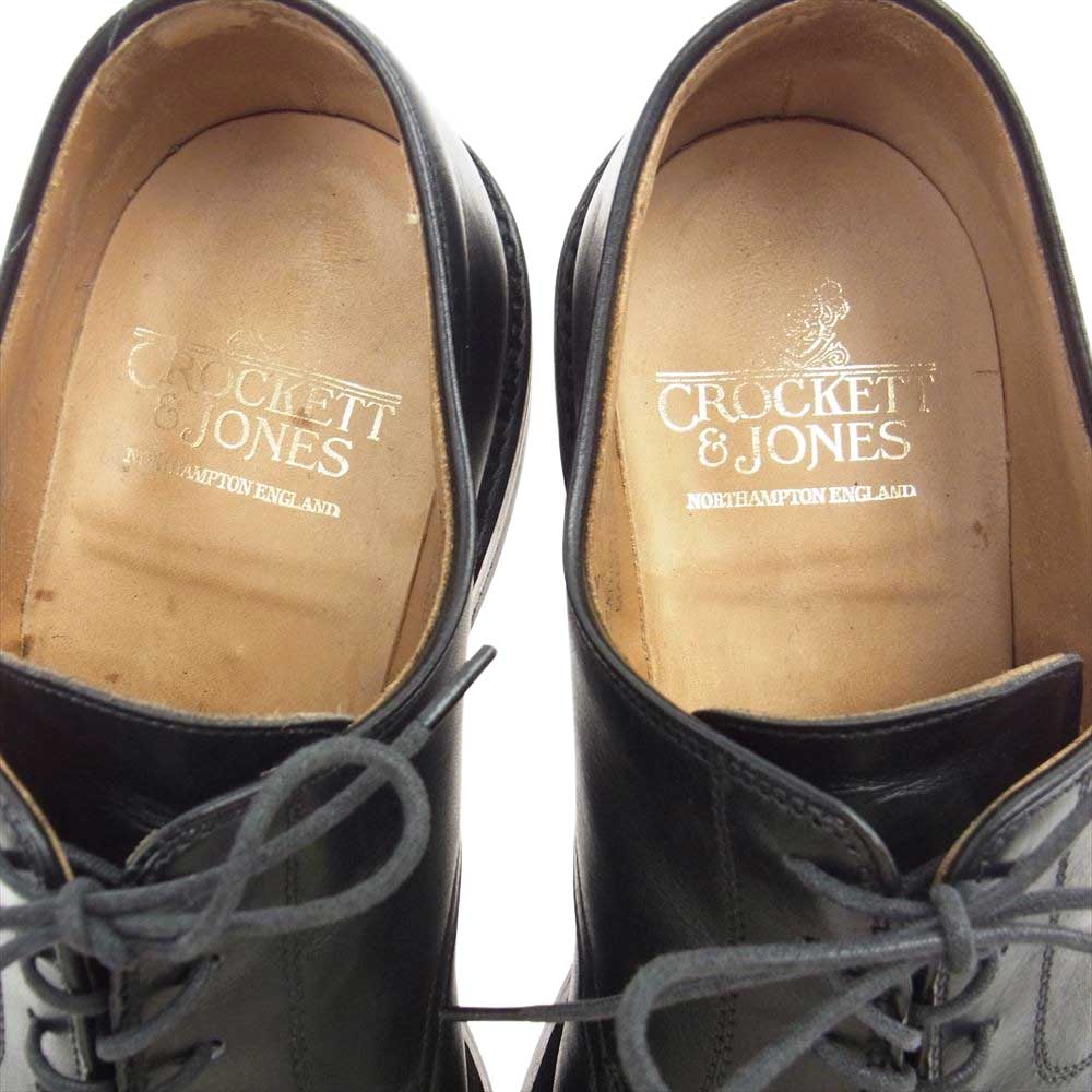 CROCKETT&JONES クロケットアンドジョーンズ 6388 SEDGEMOOR 3 セッジムーア プレーントゥ シューズ ブラック系 6 1/2 E【中古】
