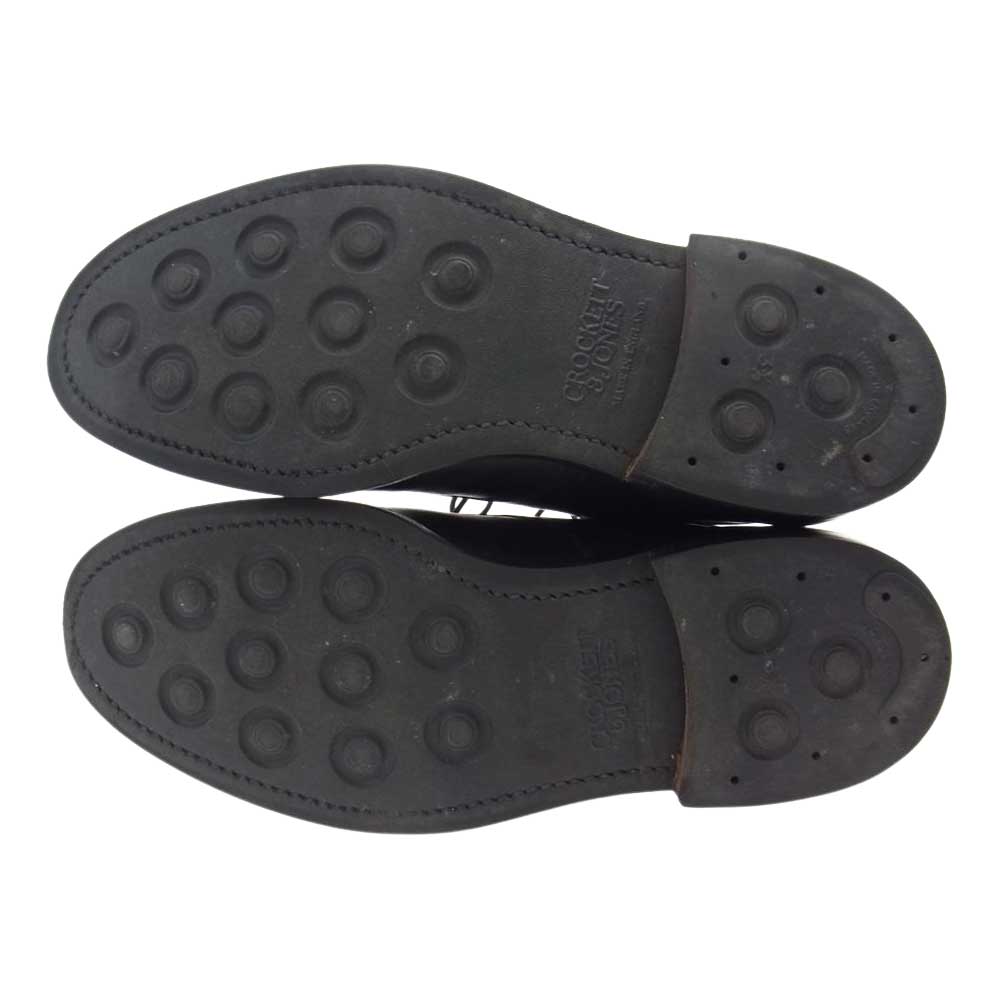 CROCKETT&JONES クロケットアンドジョーンズ 6388 SEDGEMOOR 3 セッジムーア プレーントゥ シューズ ブラック系 6 1/2 E【中古】