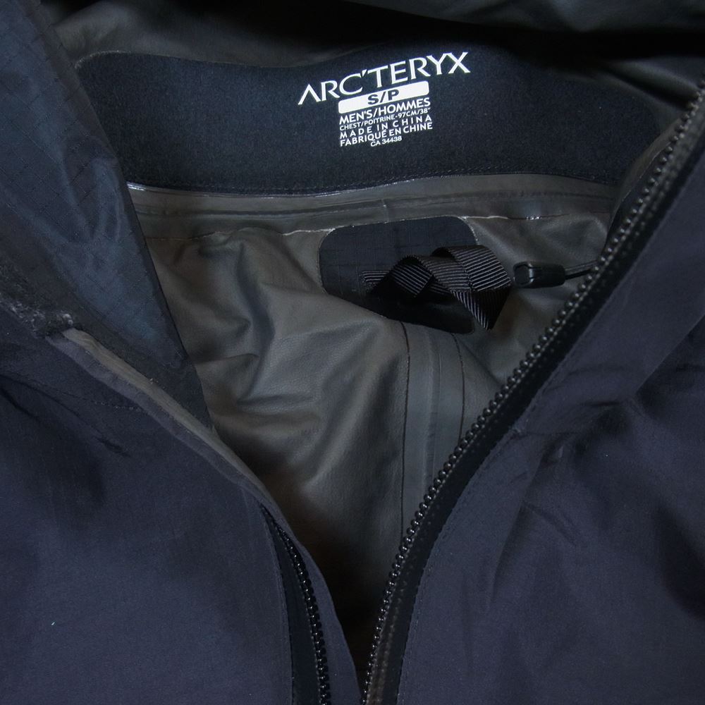 ARC'TERYX アークテリクス 10968-110375 BETA SL JACKET ベータ SL ナイロン ジャケット マウンテンパーカ ブラック系 S【中古】