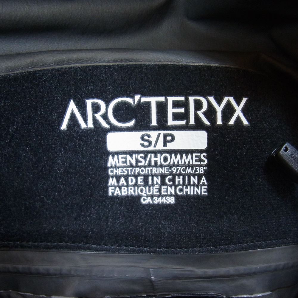 ARC'TERYX アークテリクス 10968-110375 BETA SL JACKET ベータ SL ナイロン ジャケット マウンテンパーカ ブラック系 S【中古】