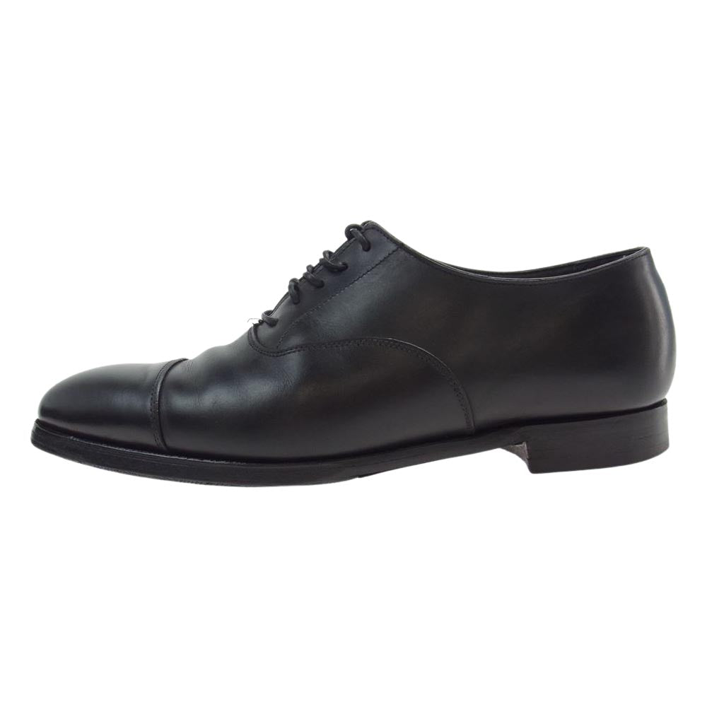 CROCKETT&JONES クロケットアンドジョーンズ 9447 AUDLEY オードリー BLACK CALF カーフレザー プレーントゥ シューズ ブラック系 6E【中古】
