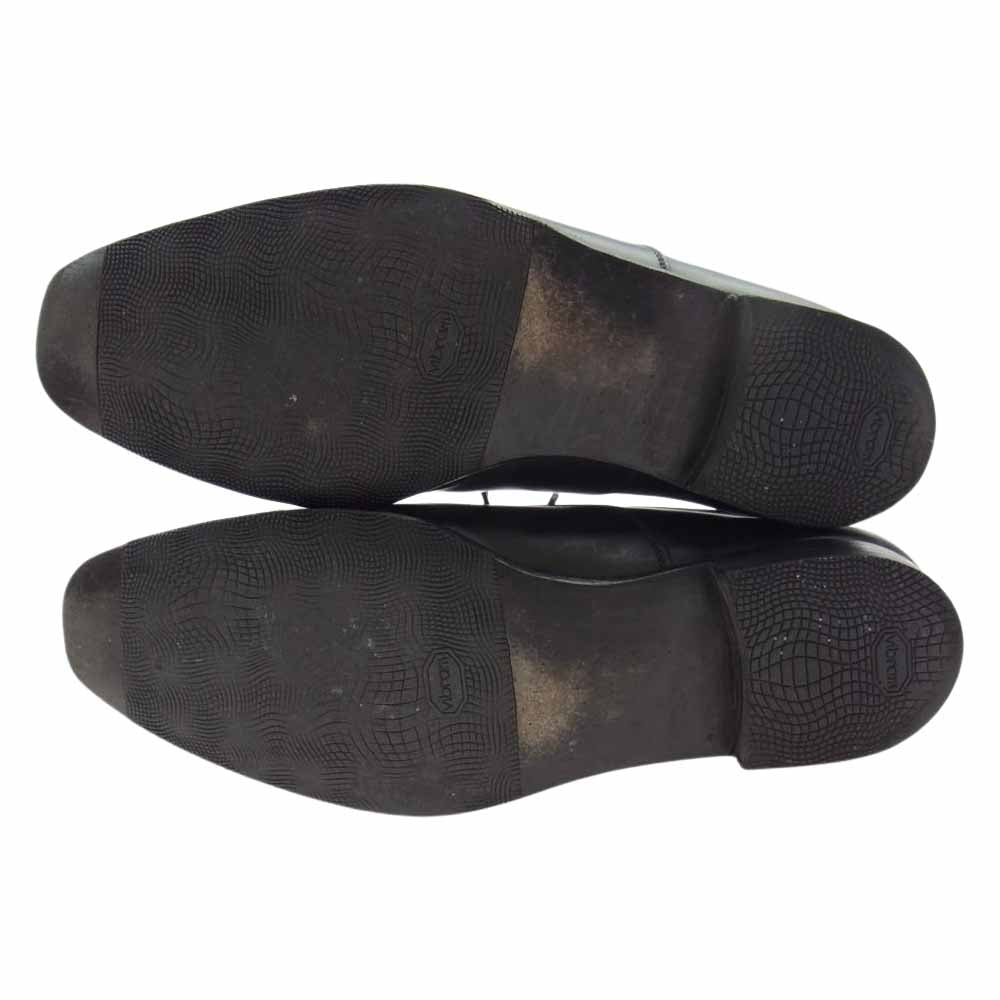 CROCKETT&JONES クロケットアンドジョーンズ 9447 AUDLEY オードリー BLACK CALF カーフレザー プレーントゥ シューズ ブラック系 6E【中古】