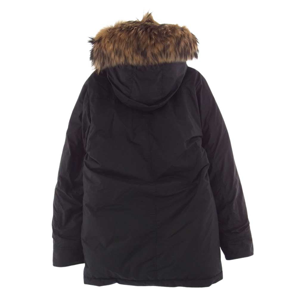 Pyrenex ピレネックス HMM054 BEAMS ビームス 別注 ANNECY MAT アヌシーマット ファーフード付 ダウンジャケット ブラック系 L【中古】