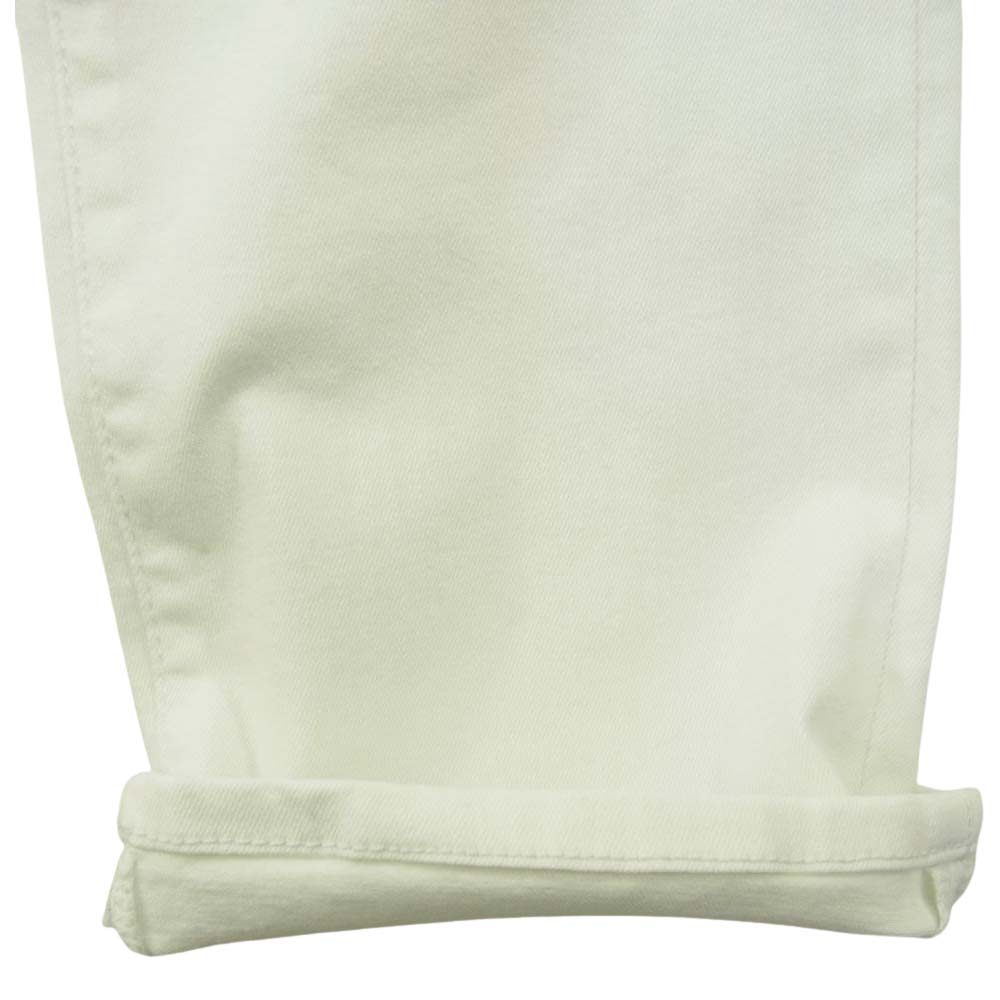 トラマロッサ 国内正規品 LEONARD ZIP SS ストレッチ ホワイト デニムパンツ ホワイト系 33【美品】【中古】