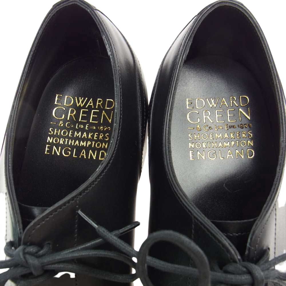 EDWARD GREEN エドワードグリーン DOVER ドーヴァー Uチップ シューズ ブラックカーフ E32ラスト UK7.5 ブラック系 7 1/2【新古品】【未使用】【中古】