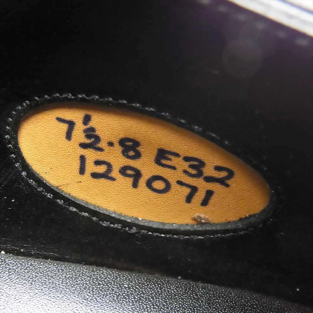 EDWARD GREEN エドワードグリーン DOVER ドーヴァー Uチップ シューズ ブラックカーフ E32ラスト UK7.5 ブラック系 7 1/2【新古品】【未使用】【中古】