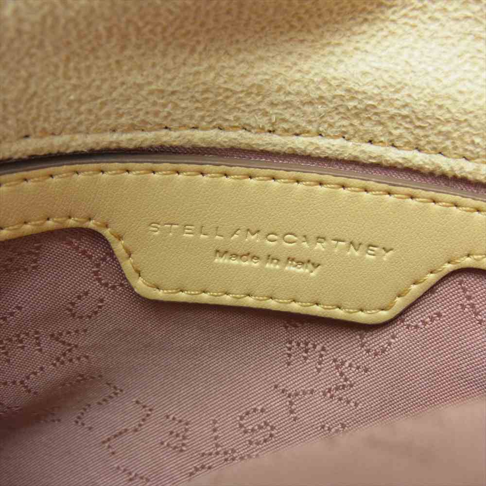 Stella McCartney ステラマッカートニー 391698 タイニー ファラベラ チェーン ショルダー バッグ イエロー系【美品】【中古】