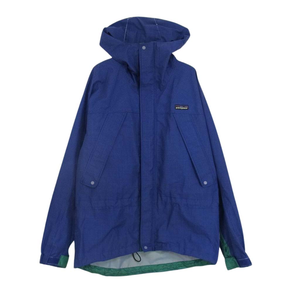 patagonia パタゴニア 94SS 83311 【訳有】 94年製 雪無しタグ Super Alpine Jacket スーパーアルパイン ジャケット マウンテンパーカー ブルー系 S【中古】