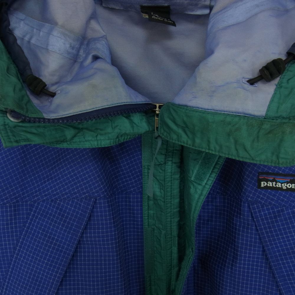 patagonia パタゴニア 94SS 83311 【訳有】 94年製 雪無しタグ Super Alpine Jacket スーパーアルパイン ジャケット マウンテンパーカー ブルー系 S【中古】