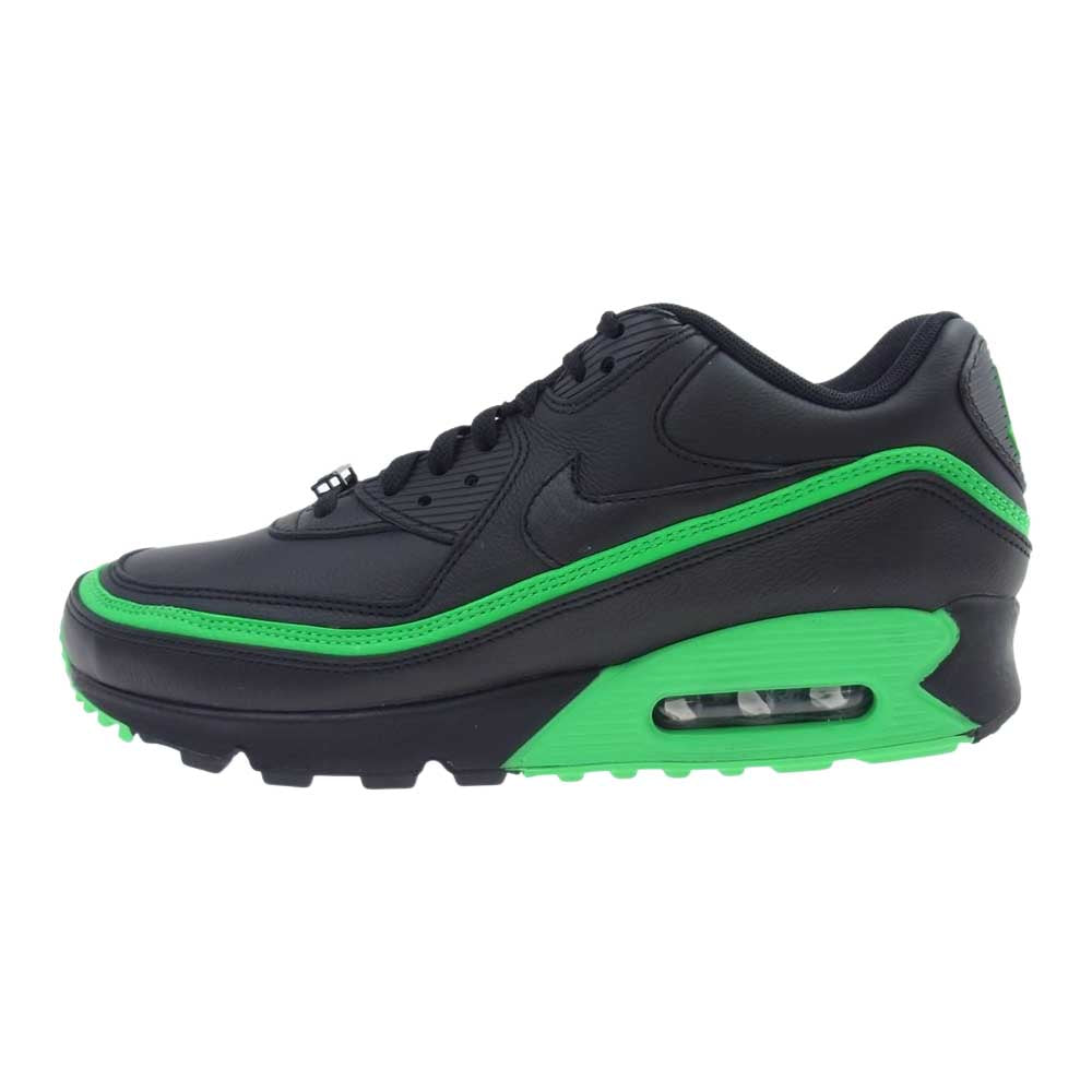 NIKE ナイキ CJ7197-004 UNDEFEATED AIR MAX 90 UNTDFTD エアマックス90 アンディフィーテッド ブラック系 グリーン系 27.5cm【中古】