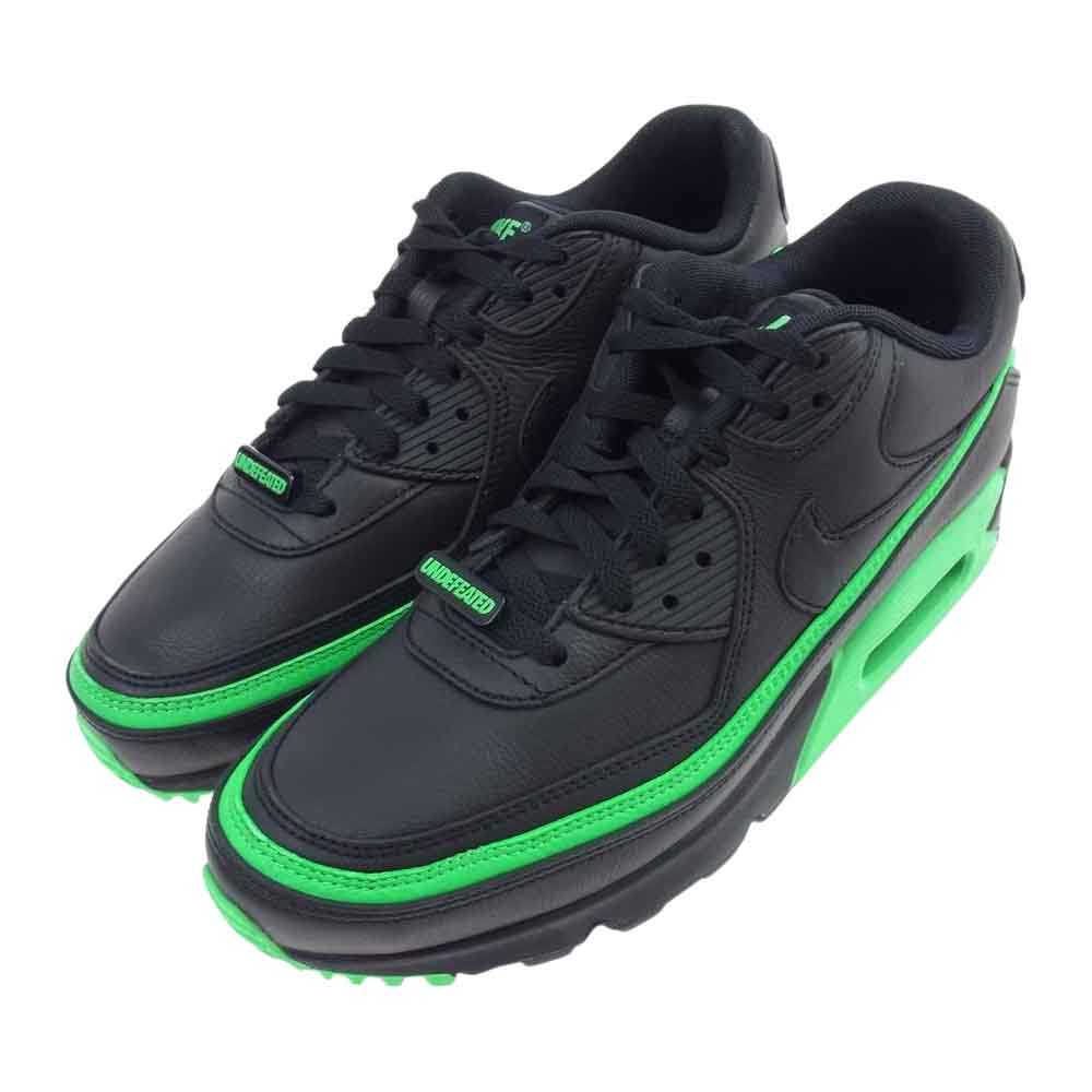 NIKE ナイキ CJ7197-004 UNDEFEATED AIR MAX 90 UNTDFTD エアマックス90 アンディフィーテッド ブラック系 グリーン系 27.5cm【中古】