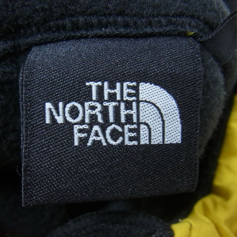 THE NORTH FACE ノースフェイス NA71832 Denali Hoodie デナリフーディ フリース ジャケット ブラック系 イエロー系  L【中古】