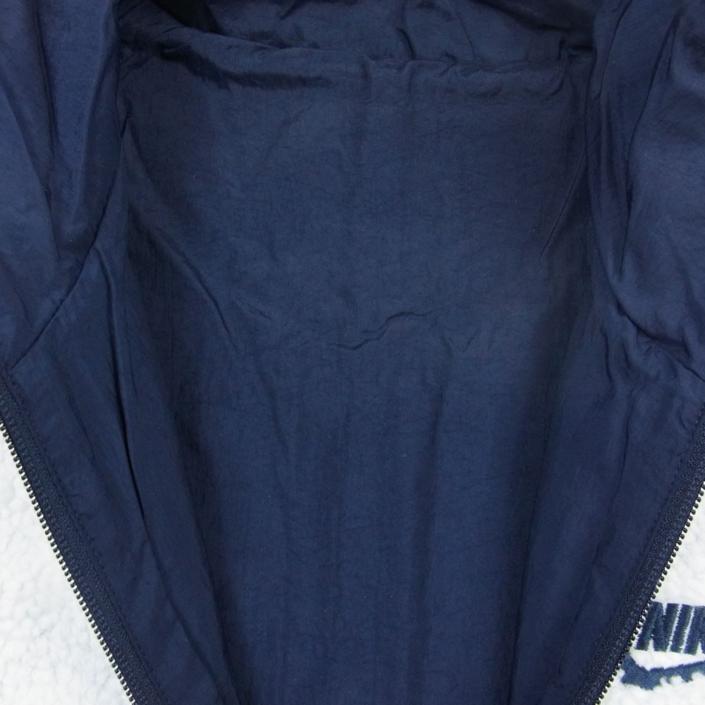 NIKE ナイキ BQ6546-114 VM SWOOSH FULL ZIP JACKET ビッグスウォッシュ フルジップ ジャケット ホワイト系 ネイビー系 XL【新古品】【未使用】【中古】