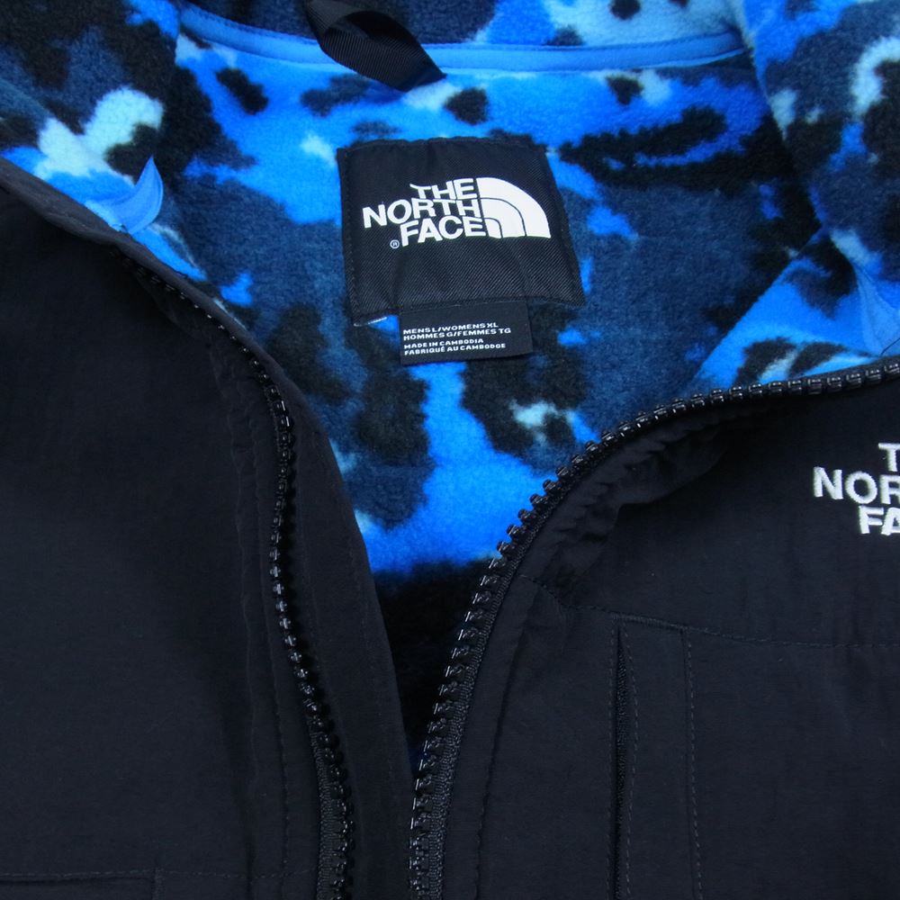 THE NORTH FACE ノースフェイス NF0A4QYJV17-L  DENALI 2 JKT デナリ ジャケット カモ ブラック系 ブルー系 L【新古品】【未使用】【中古】